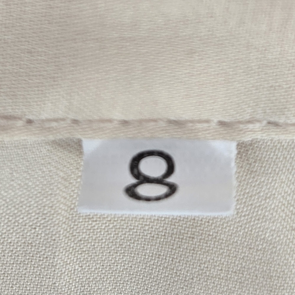 Elegant Cream Lace Trim Robe Monogram With EMMA SIZE:8 - Picture 6 of 7